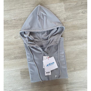 AIRism UV Protection เสื้อแขนยาวกันยูวี สีเทา (แนะนำ+1ไซส์)