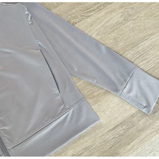 AIRism UV Protection เสื้อแขนยาวกันยูวี สีเทา (แนะนำ+1ไซส์)