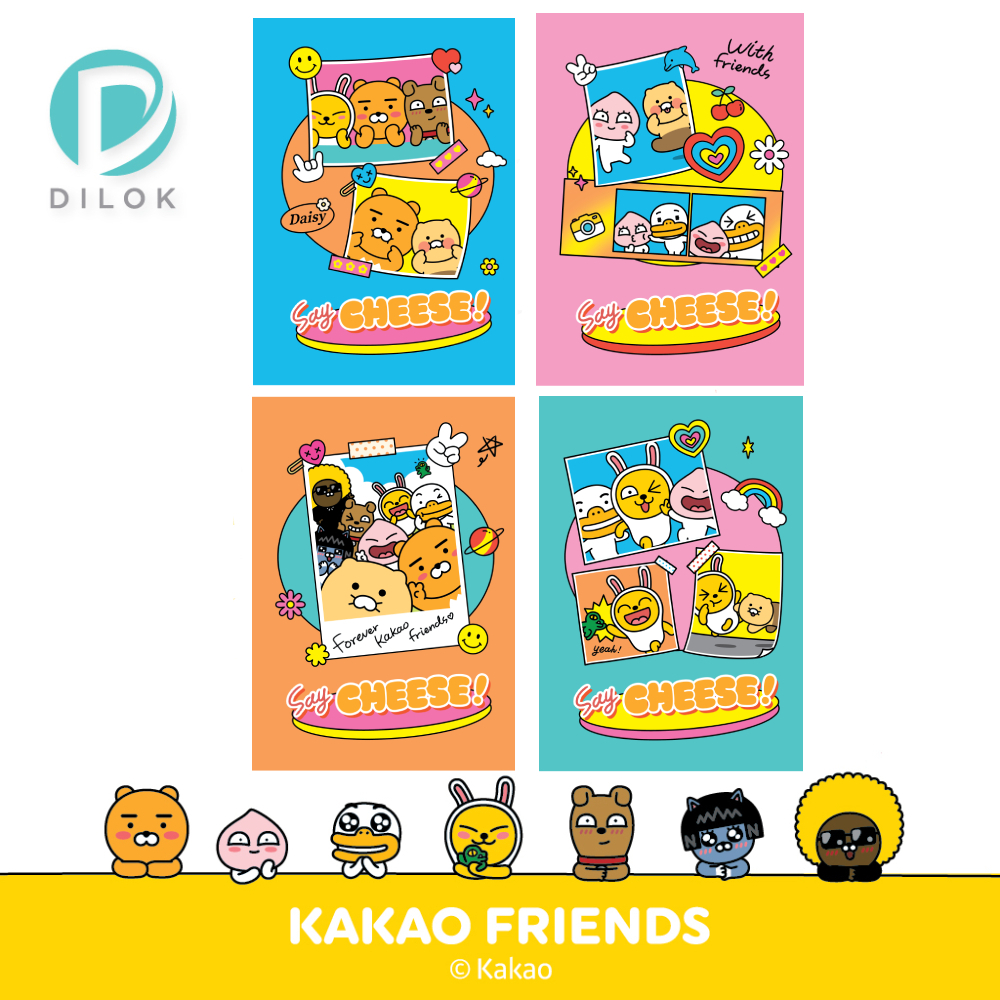 KAKAO FRIENDS สมุดริมด้าย B5 KK1285 แบบมีเส้น