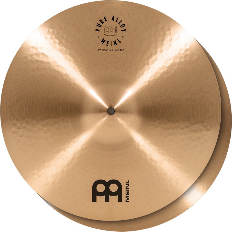 MEINL Cymbals Pure Alloy Medium Hihat - 15" (PA15MH)