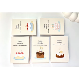 Happy birthday card_S1 🎊 🎂 การ์ดวันเกิด [แพ็ค 12 ใบ]