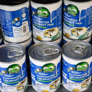 นมข้นจืดเจ Nature's Charm - Evaporated Coconut Milk (นมข้นจืด / นมมะพร้าวข้นจืด / กะทิข้นจืด)