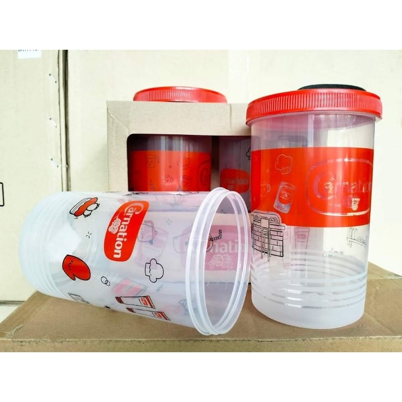 กระปุกเก็บอาหาร1ชุดได้2ใบความจุ1600ml.