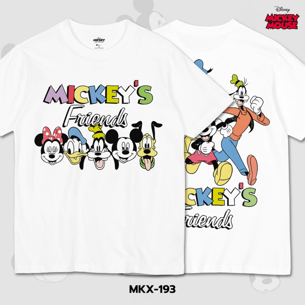 Power 7 Shop เสื้อยืดการ์ตูน มิกกี้เมาส์ ลิขสิทธ์แท้ DISNEY (MKX-193)