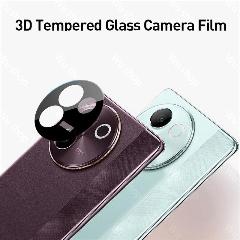 🇹🇭ส่งจากไทย ฟิล์มเลนส์กล้อง ฟิล์มกระจกครอบเลนกล้อง สีดำ  Vivo V30E (2024) ฟิล์มกล้อง ViVO V30E