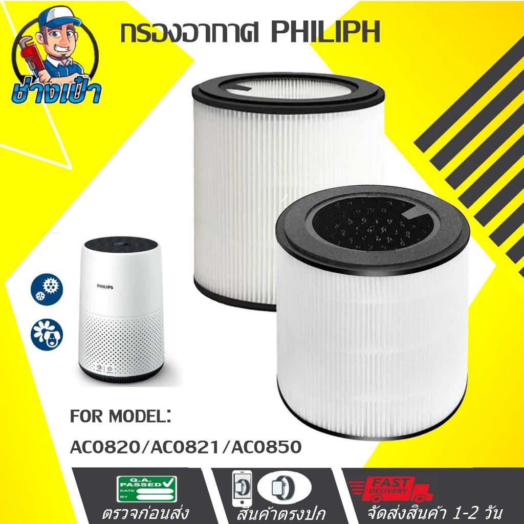 กรองอากาศสำหรับ FHILIPS รุ่น AC0820/ AC0821/ AC0850