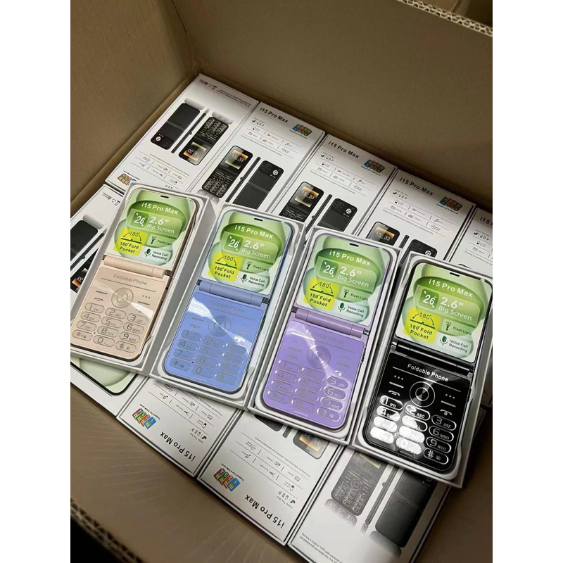 (พร้อมส่งจากไทย ) ลดราคาพิเศษสุดๆ โทรศัพท์ มือถือ ฝาพับพกพา รุ่น i15 pro max, มาแรงและฮิตมากรุ่นมาใหม่ค่ะ