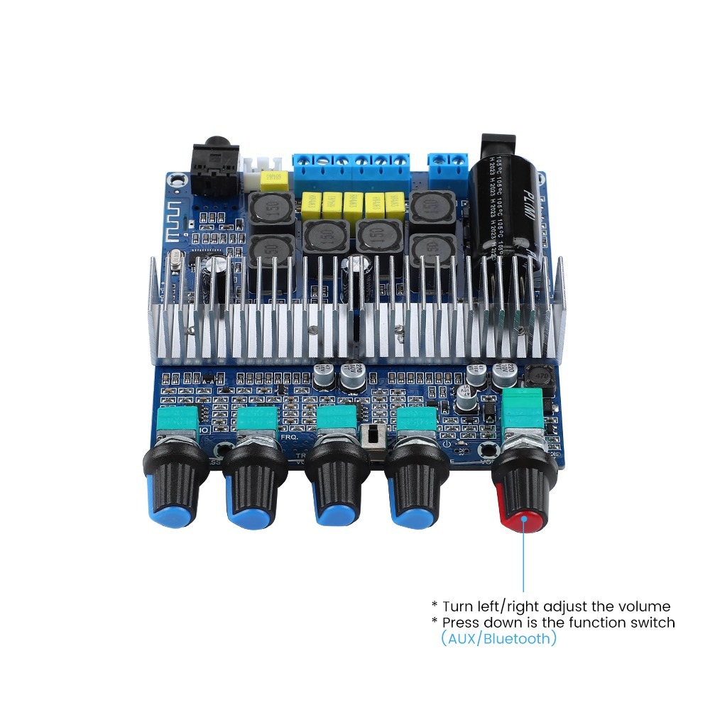 AIYIMA TPA3116 2*50W+100W Subwoofer Amplifier Board Amplificador 2.1 Channel High Power Bluetooth 5.0 Audio Amplifiers