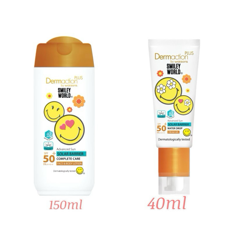Dermaction Plus by Watsons เดอมาแอคชันพลัส บายวัตสัน แอดวานซ์ซัน โซล่าร์ แบริเออร์ ครีมเจล เอสพีเอฟ 50+ พีเอ++++