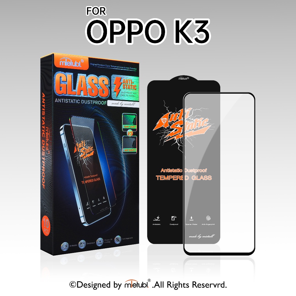 Mietubl กระจกนิรภัย ฟิล์มไฮโดรเจล FOR OPPO K3 เต็มจอ
