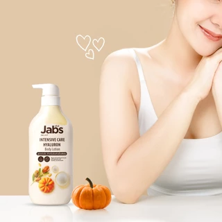 (ขวดปั๊ม) Jabs Body Lotion แจ๊บส์ บอดี้ โลชั่น ครีม บำรุงผิว ครีมกันแดด ผิวแพ้ง่าย ผิวแห้ง 5 สูตร 450 ml.
