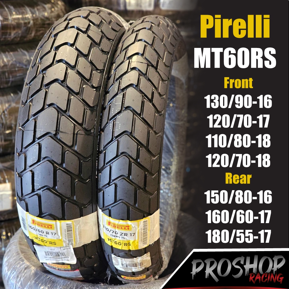 💥ส่งฟรี💥ยาง Pirelli MT60 RS  ขนาด 110/130/150  ขอบ 18 ขอบ 16 Rebel triumph Ducati Scrambler