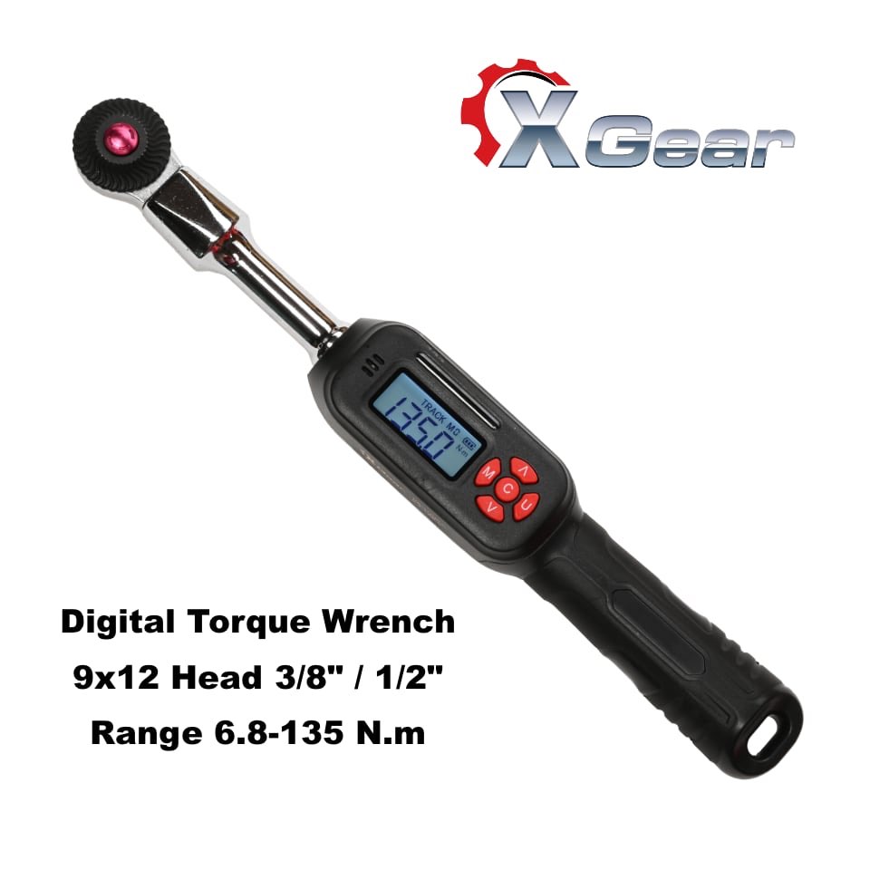 XGEAR ประแจปอนด์ดิจิตอล 6.8-135 N.m