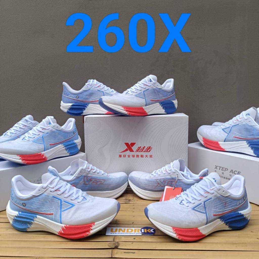 UNDER2KRUN : XTEP 260X รองเท้าวิ่ง คาร์บอนเต็มแผ่น ของแท้ มือหนึ่ง [พร้อมส่งจากในไทย]