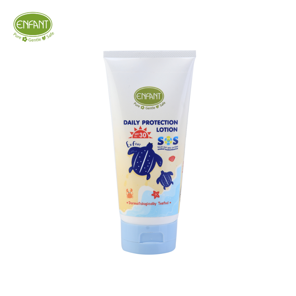 ซื้อ Enfant (อองฟองต์) Organic Plus Daily Protection Lotion โลชั่นกันแดดสำหรับเด็ก ปกป้อง SPF 30PA+++ 150ml.