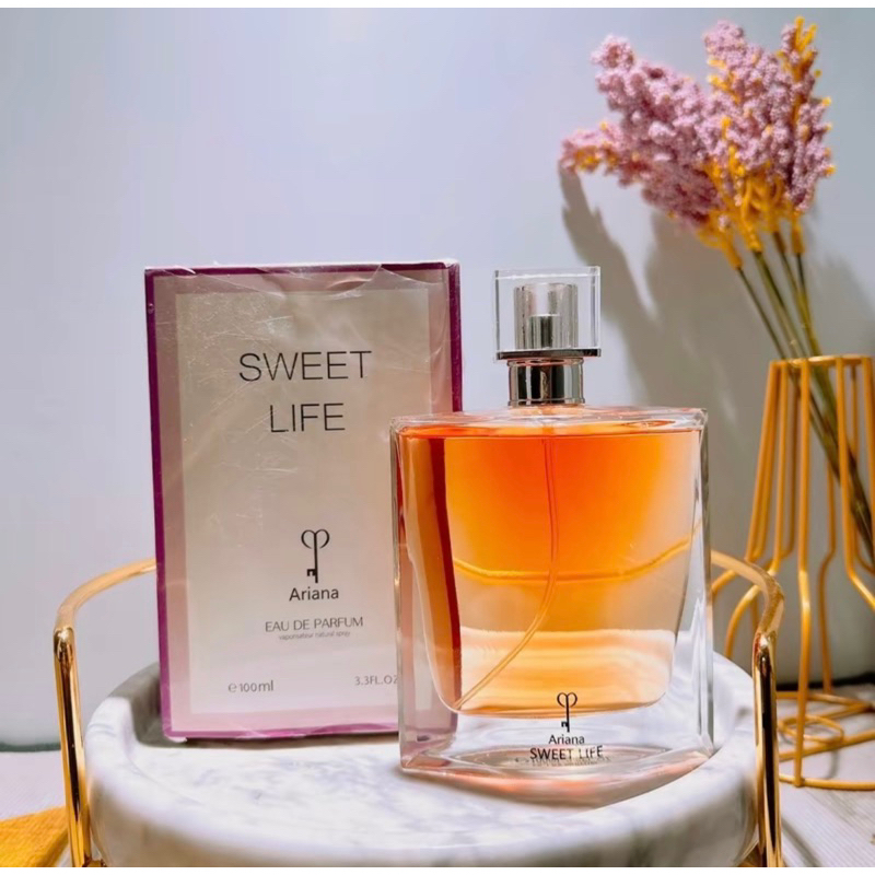 น้ำหอมเเท้นำเข้า SWEET LIFE Arianaเเท้100% (ขนาด100ml.)