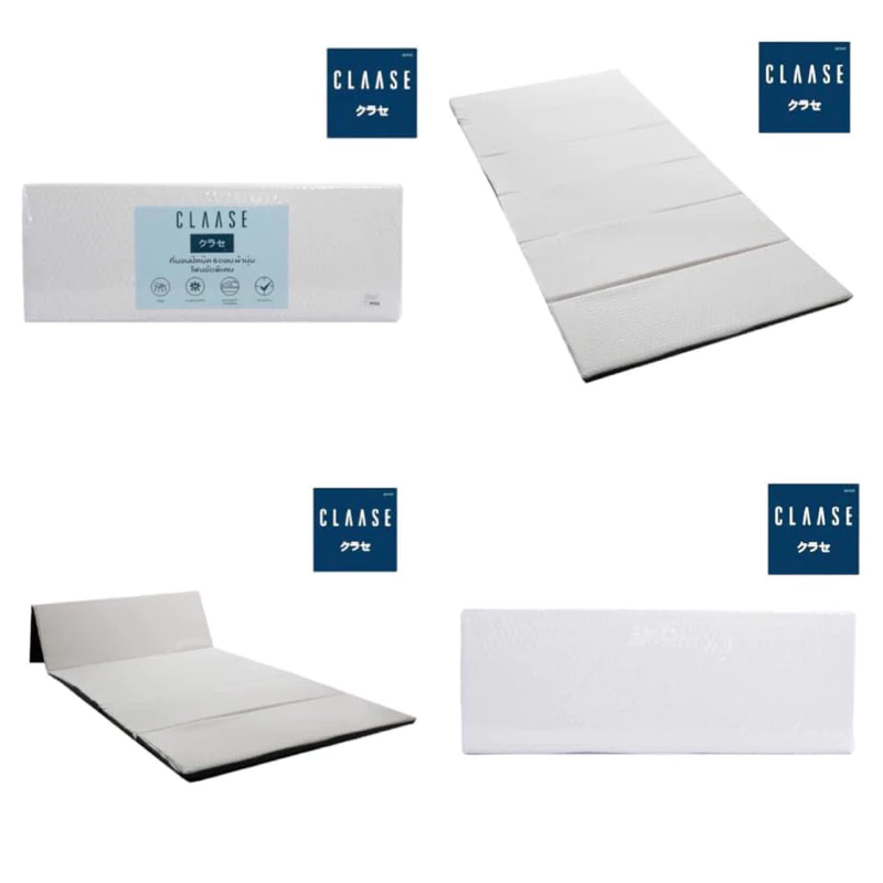 นวัตกรรมใหม่ !! CLAASE ที่นอนปิคนิค 3 x 6.5 ฟุต (6 ตอน 1.5 นิ้ว), (3 ตอน 3 นิ้ว) #นอนไม่ร้อน #กันยุง