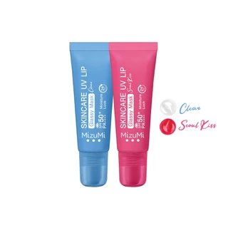 MizuMi Skincare UV Lip Glassy Mask 8 ml ลิปมาส์กกันแดด SPF50+ PA++++ ลดปากคล้ำ ปากดูอมชมพู ชุ่มชื้นยาวนาน