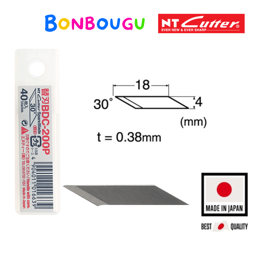 ใบมีดคัตเตอร์ NT BDC-200P (หลอด)