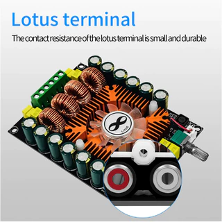 TDA7498E 160W*2 เครื่องขยายเสียงสเตอริโอรองรับโหมด BTL บอร์ดขยายเสียงดิจิตอลกำลังสูง 2.0 HIFI stereo 160W*2 supports BTL