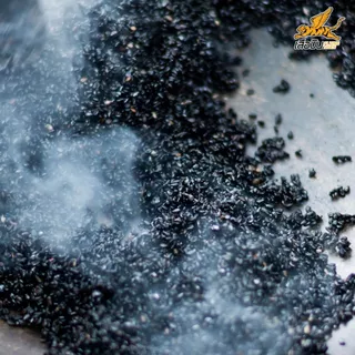 งาดำคั่ว 500 กรัม ตราเสือบิน | Roasted Black Sesame Seeds In Vacuum Bag