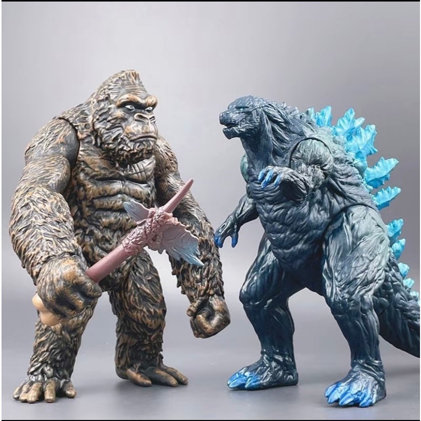 คิงคอง ก็อตซิลล่าตัวเอก Godzilla ความสูง 17 cm งานยางไวนิล ขยับแขนขาหัวและหางได้