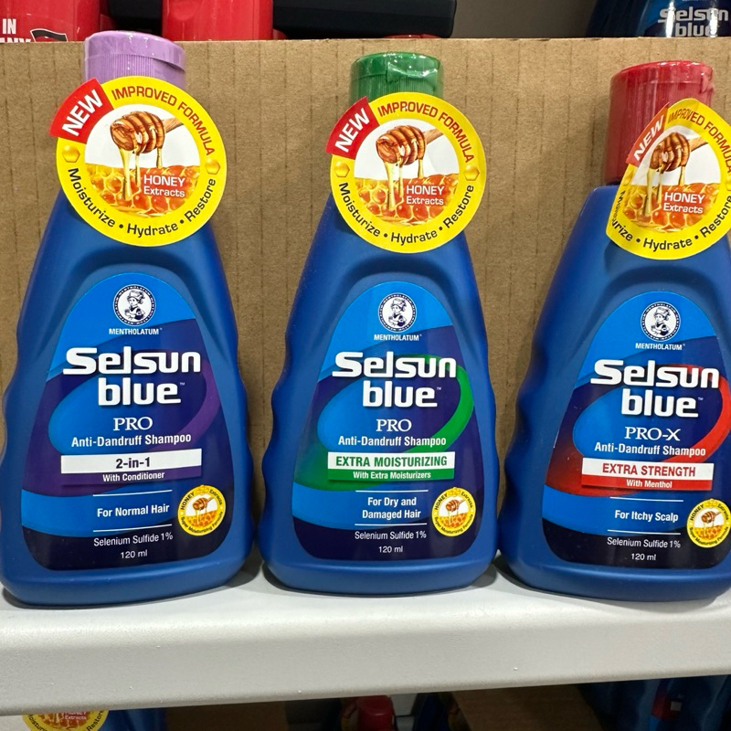 Selsun Blue shampoo แชมพูขจัดรังแค 120ml