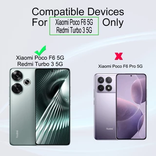 ฟิล์มสำหรับ Xiaomi Poco F6 5G/Redmi Turbo 3 5G ฟิล์มกระจก ibywind ของแท้ พร้อมฟิล์มหลังและกันกล้อง