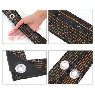 ผ้าใบกันฝน กันแดด สีใส พร้อมห่วงตาไก่ ติดตั้งง่าย Canvas For Rain And Sun Protection, Clear Color, With Eyelets