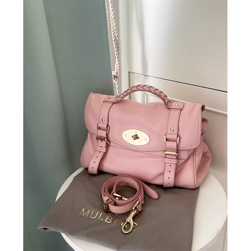 กระเป๋า mulberry alexa ไซส์ regular สี pink สวยยย น่ารักมากก