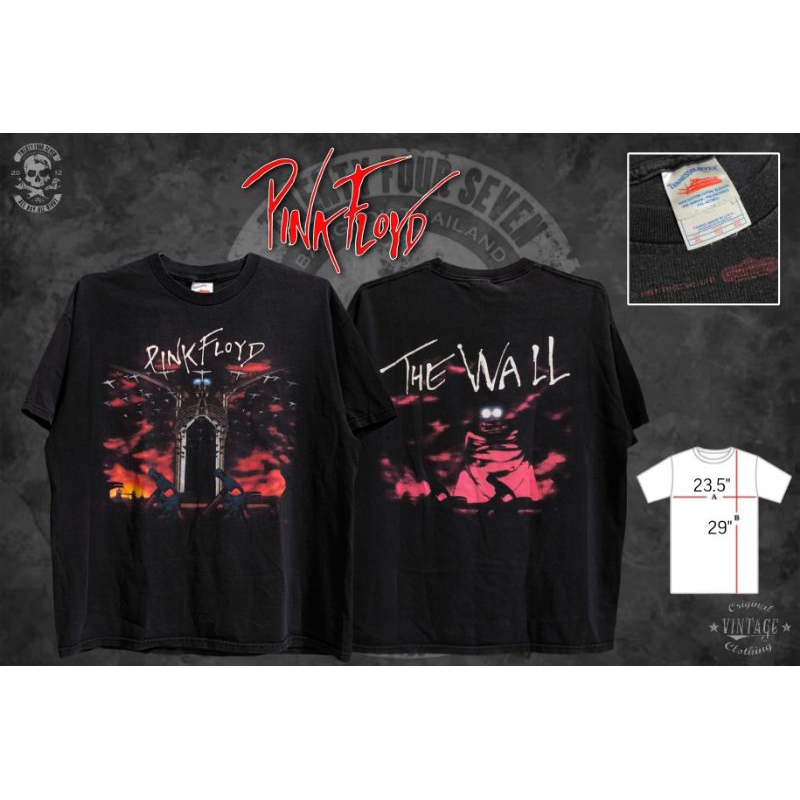 เสื้อวงแท้ Pink Floyd The Wall 1997 T-Shirt