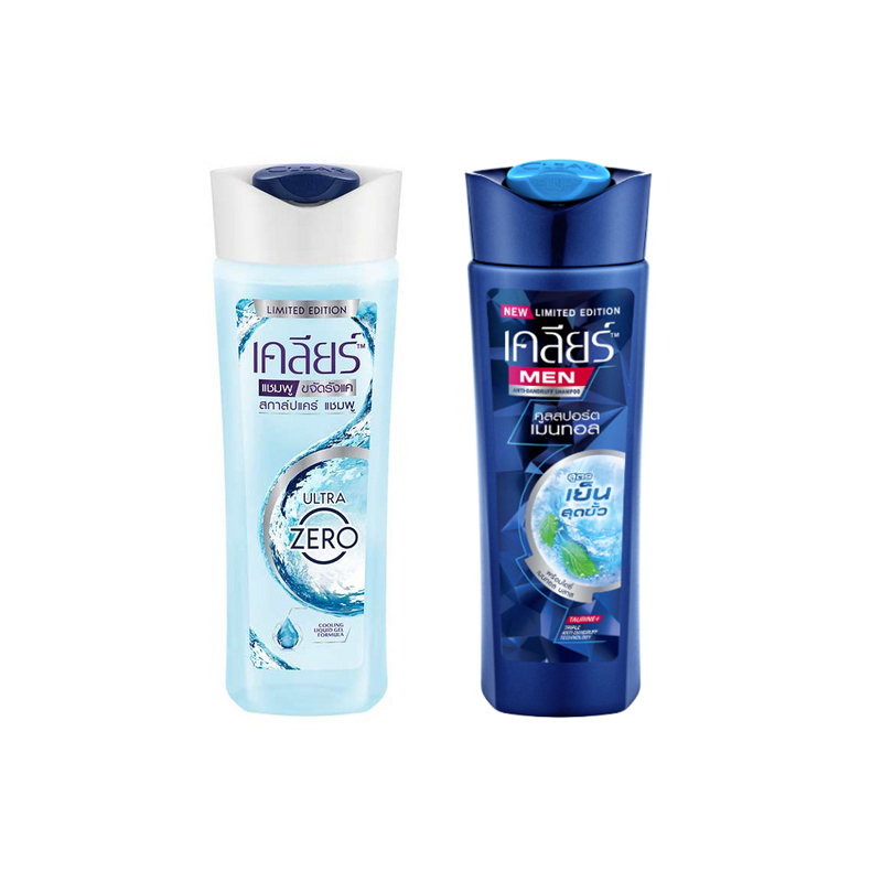 Clear Men Cool Sport Menthol Ultra Zero เคลียร์ เมน แชมพูขจัดรังเเค คูลสปอร์ต เมนทอล 150 170 ML มล.