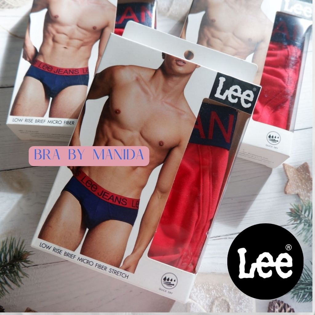 กางเกงในผู้ชาย LEE แท้ 100 %  รุ่น LE L1807001 UNDERWEAR ผ้านุ่มค่ะ แนะนำลดไซส์