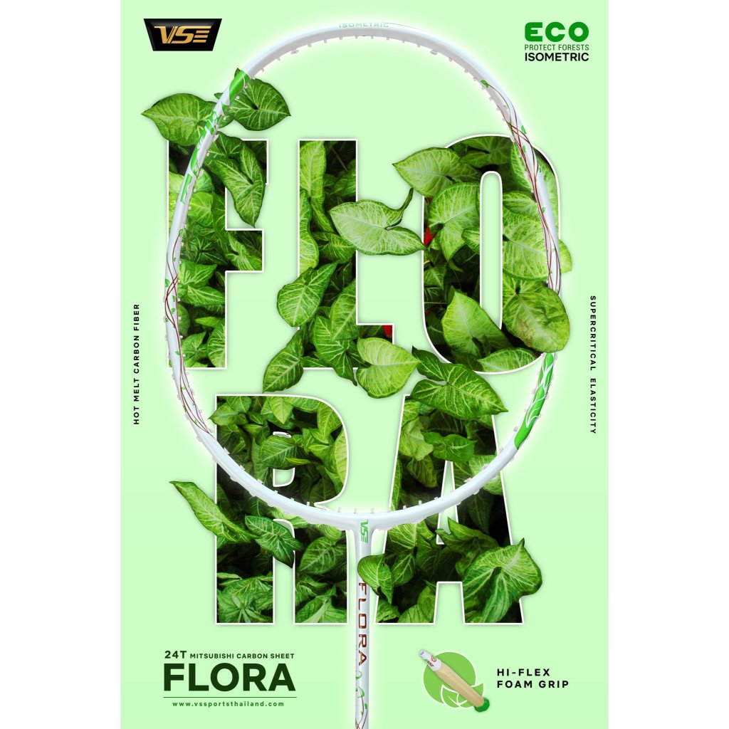 ไม้แบดมินตัน Venson Flora
