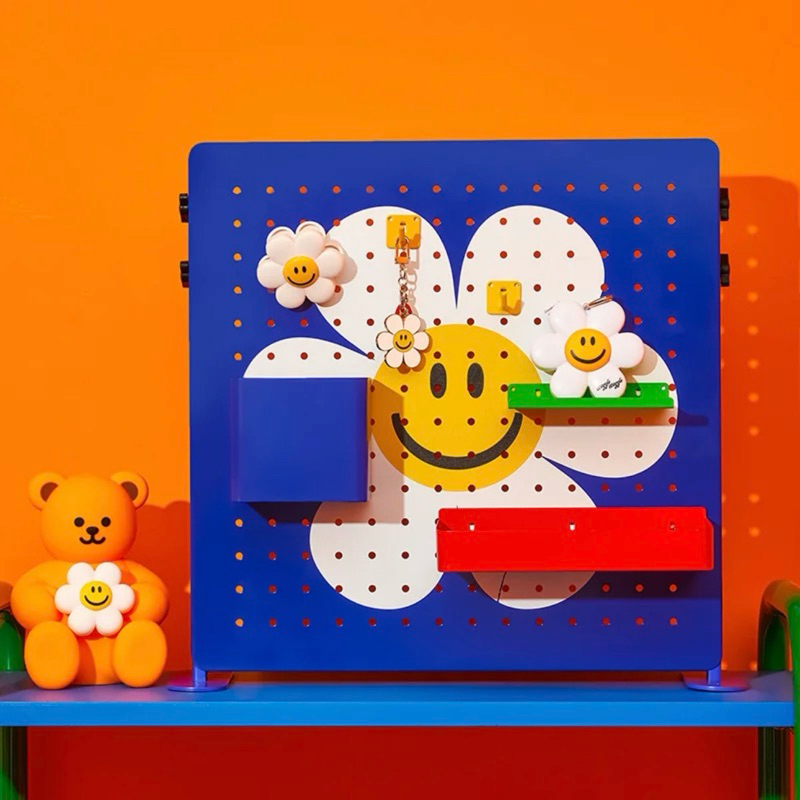 พร้อมส่ง🌈 Wiggle Wiggle ของแท้ 100% บอร์ดแขวนของ แต่งโต๊ะคอม Desk Organizer ชั้นวางของ กระดานแขวนของ ตะขอ โพสอิท 84021 - รูปที่ 7