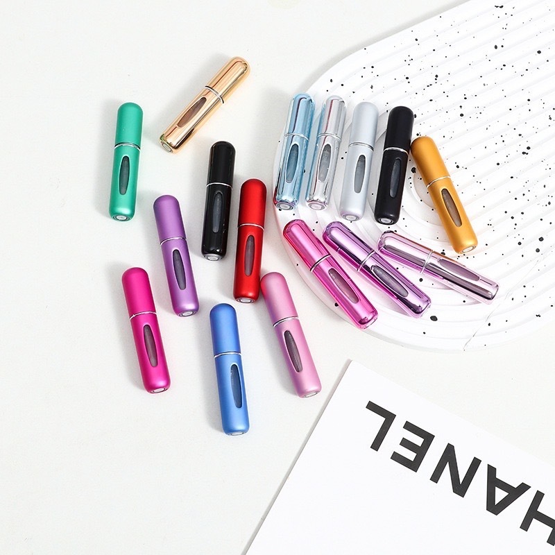 พร้อมส่ง ขวดสเปรย์น้ําหอม เครื่องสําอาง แบบพกพา ดูดซับในตัว 5 มล. L173