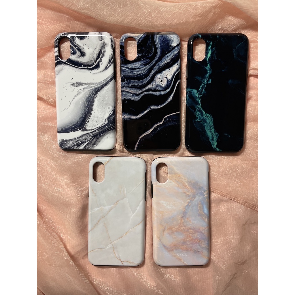 [ลดล้างสต๊อก][พร้อมส่ง] เคสกันกระแทกไอโฟน 7+, 8+ X, Xs, Xs Max,Xr | เคสลายหินอ่อน