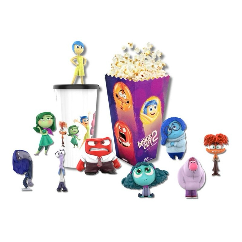 (ทักลด50%) ✅ SF Inside Out 2 Cup Set ชุดท็อปเปอร์เซต อินไซด์เอาท์ 2