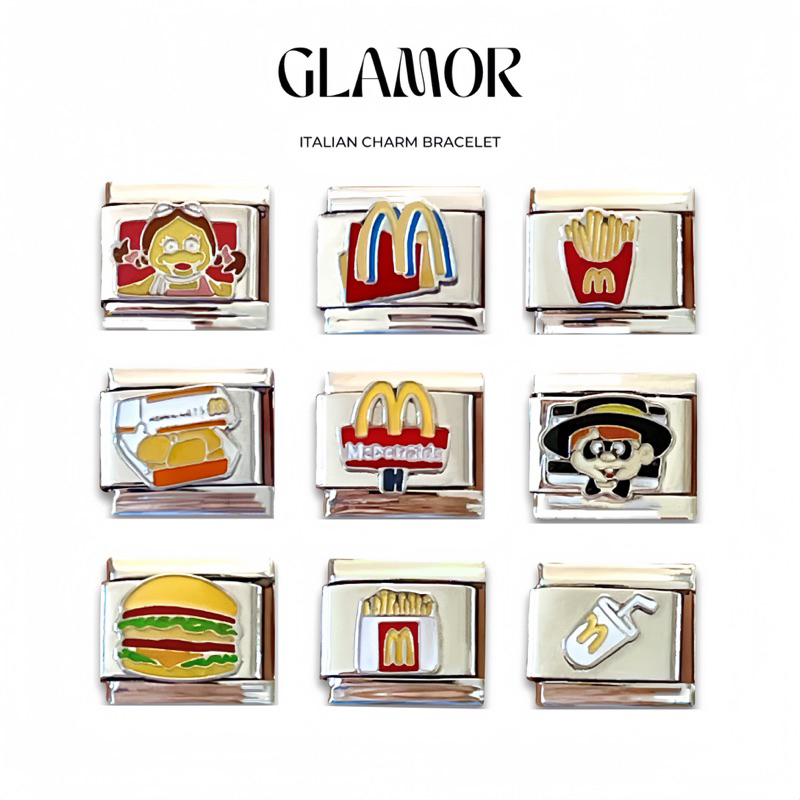 ชาร์ม กำไล Italian Charm Bracelet