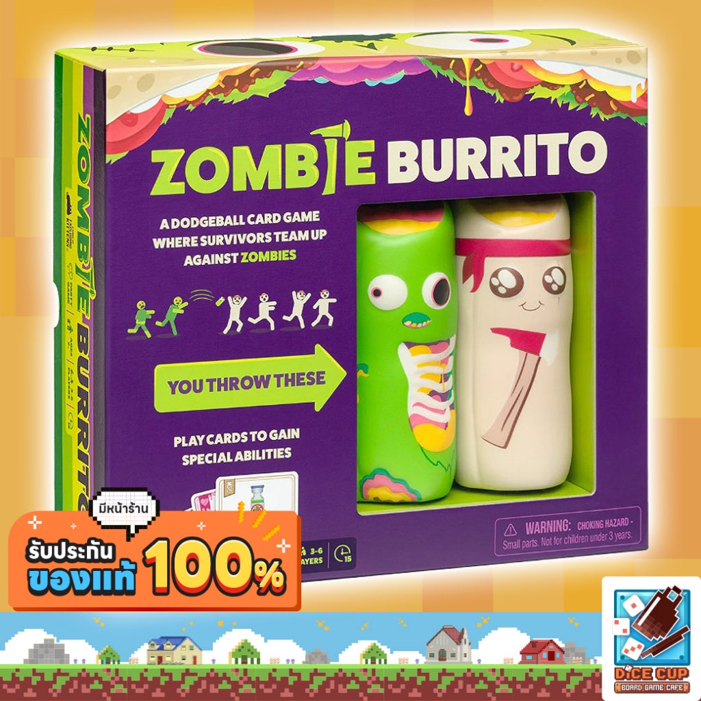 [ของแท้] Exploding Kittens Zombie Burrito Board Game