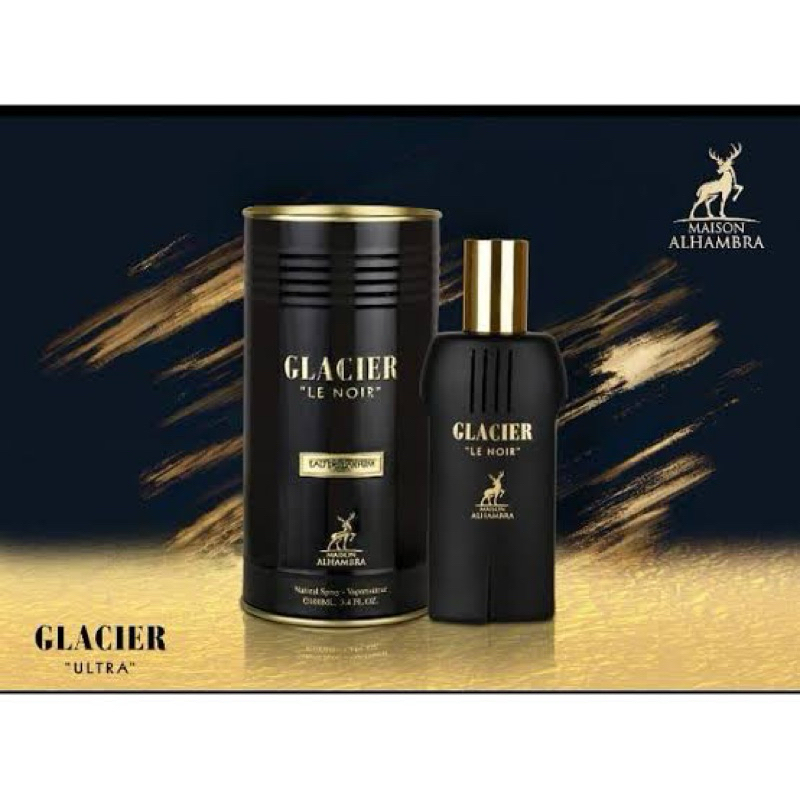 Glacier Le Noir Perfume 100ml EDP by Maison Alhambra(กล่องอาจจะมีรอยบุบจากการขนส่งนะคะ)
