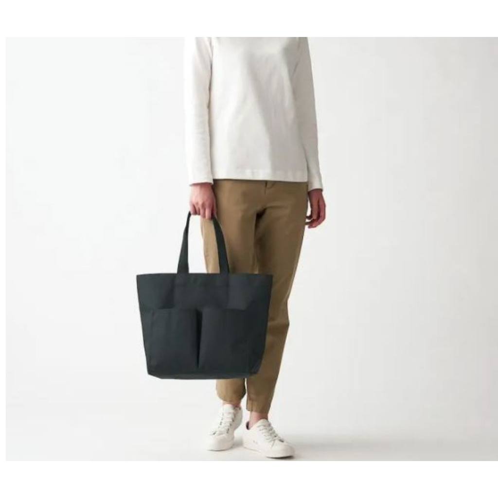 MUJI มูจิ กระเป๋าผ้าแบบพับเก็บได้ - MUJI Collapsible Tote Bag