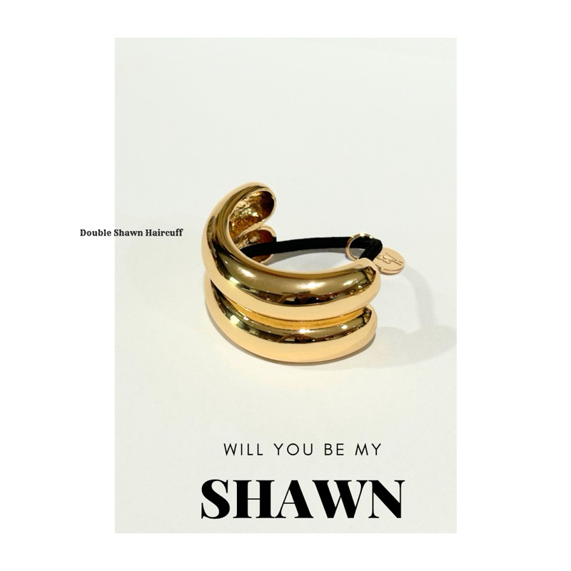 Shawn Haircuff -ยางรัดผมแบบ Cuff รุ่น Glossy Metal hair Cuff