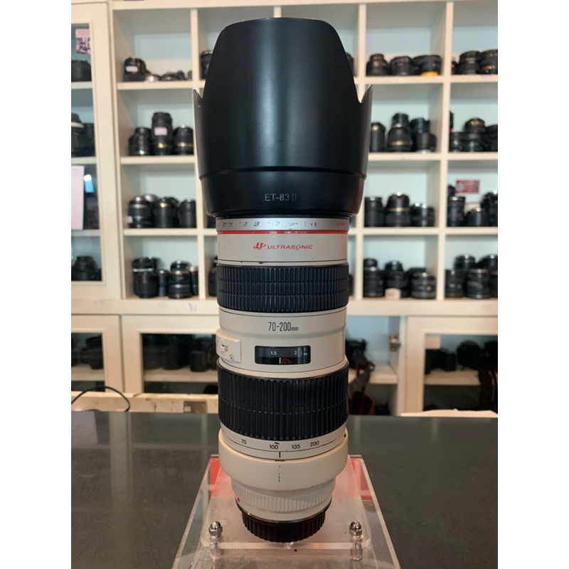 Canon 70-200 mm F2.8L.  📌ตำหนิมีรอยถลอกตาม