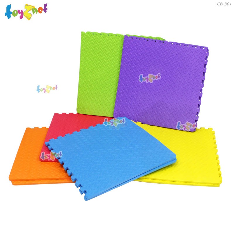 Toyznet แผ่นรองคลานแบบจิ๊กซอว์ 60 x 60 ซม. (10 แผ่น) รุ่น CB-301