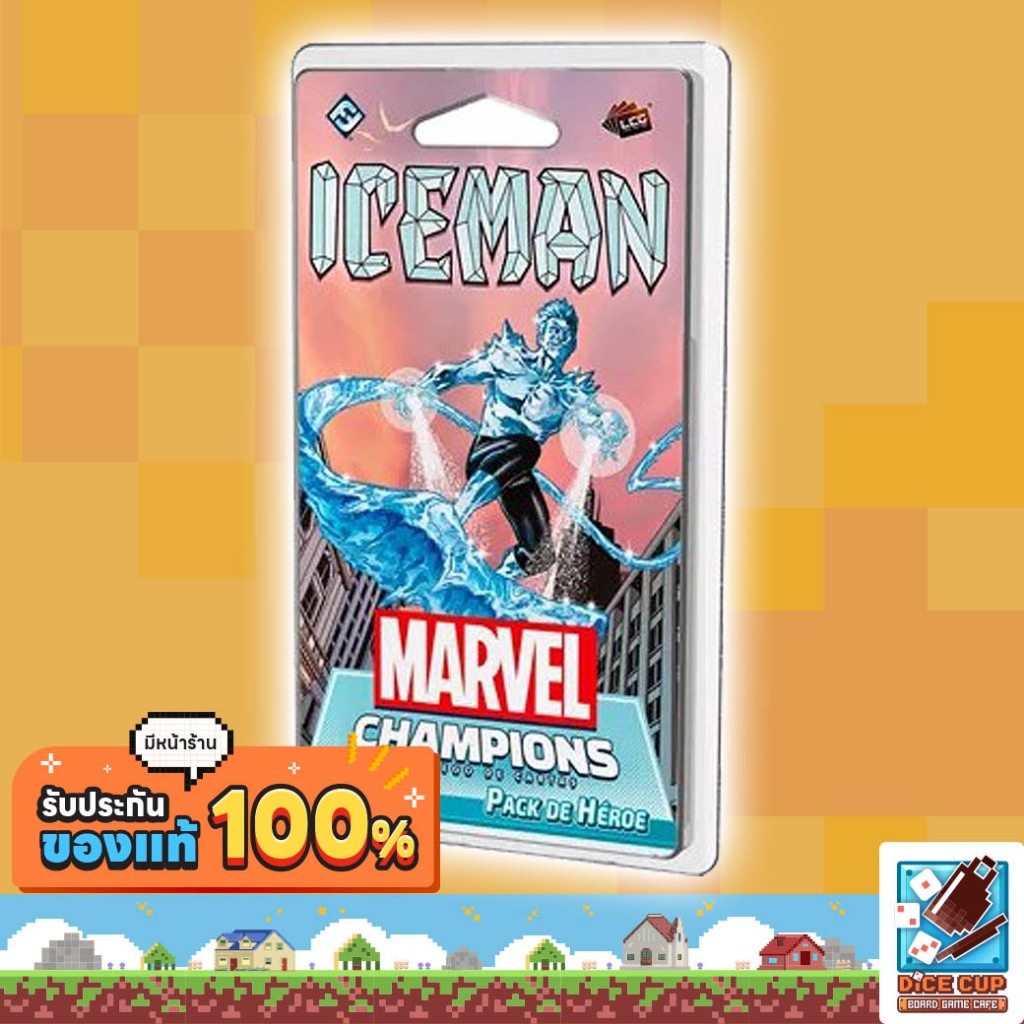 [ของแท้] Marvel Champions Iceman Hero Pack Board Game