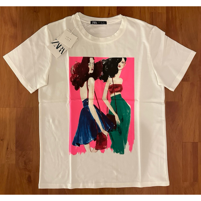 เสื้อยืด ลายชน Shop Zara งาน Hiend Yosita