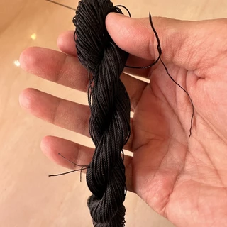 ด้าย เชือก ด้ายไนล่อน ผิวมัน ลื่น ขายเป็นไจ เบอร์ 2-60 สี ขาว ดำ ผูกเบ็ด ซ่อม เย็บ สาน แห ผ้า ในลอน