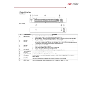 HIKVISION DS-3E1310P-EI/M : 8 Port Fast Ethernet Smart POE Switch BY BILLIONAIRE SECURETECH