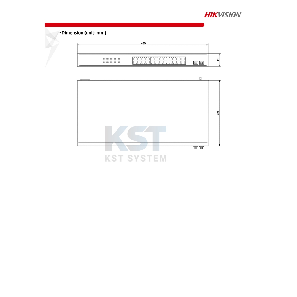 DS-3E1526P-SI Hikvision Smart Managed PoE Switch 24Ports